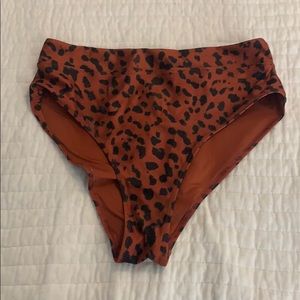 high wasted bathing suit bottoms